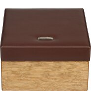Windrose Estuche de madera para joyas de cuero 18 cm Foto del producto
