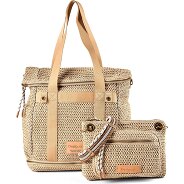 Desigual Raffia Bolsa de hombro 29 cm con pliegue de expansión Foto del producto