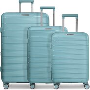 Franky London 4 ruedas Juego de maletas 3 piezas con pliegue de expansión Foto del producto