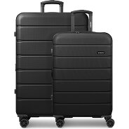 Saxoline Miami 4 ruedas Juego de maletas 2 piezas con pliegue de expansión Foto del producto