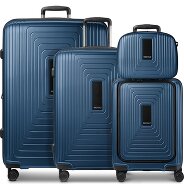 Redolz Essentials14 Juego de maletas de 4 ruedas Beautycase 4pcs con compartimento para portátil plegable expansible Foto del producto