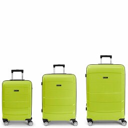 Gabol Midori 4 Roll Suitcase Set 3pcs.  Modelo 3