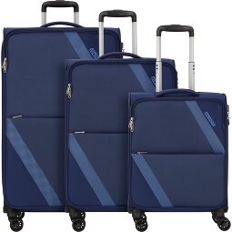 American Tourister Star Max 4 ruedas Juego de maletas 3 piezas con pliegue de expansión  Modelo 2