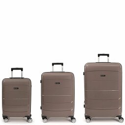 Gabol Midori 4 Roll Suitcase Set 3pcs.  Modelo 5