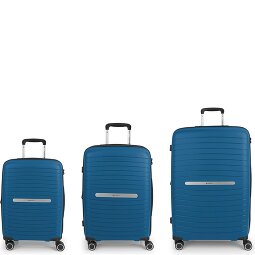 Gabol Shinyuu 4 ruedas Juego de maletas 3 piezas con pliegue de expansión  Modelo 2