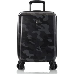 Heys Black Camo 4 ruedas Carro de la cabina S 53 cm con pliegue de expansión  Modelo 4