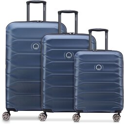 Delsey Paris Meteor 4 ruedas Juego de maletas 3 piezas con pliegue de expansión  Modelo 2