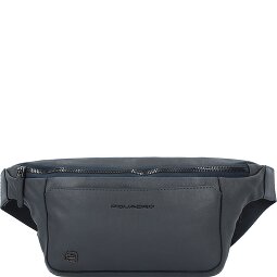 Piquadro Riñonera Cuadrada Negra Piel 31 cm  Modelo 1