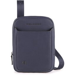 Piquadro Bolso cuadrado negro de cuero 17 cm  Modelo 1