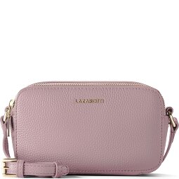 Lazarotti Bolso bandolera de piel de Bolonia Bolso para cámara de piel con doble cremallera 18 cm  Modelo 5