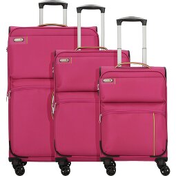 d&n Travel Line 6704 Juego de maletas de 4 ruedas 3pcs.  Modelo 3