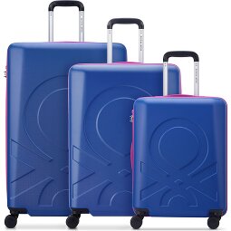 Delsey Paris x United Colors of Benetton Fabrica Juego de maletas de 4 ruedas 3 pcs.  Modelo 2