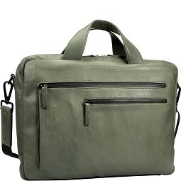 Leonhard Heyden Maletín de cuero Hague con compartimento para el portátil de 40 cm  Modelo 2