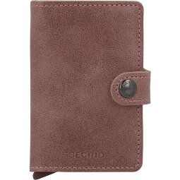 Secrid Miniwallet Vintage Estuche para tarjetas de crédito Cartera de piel RFID 6,5 cm  Modelo 2
