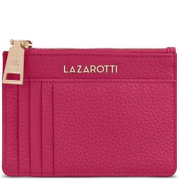 Lazarotti Estuche para llaves de piel Bolonia 11,5 cm con compartimento para etiqueta de aire  Modelo 6