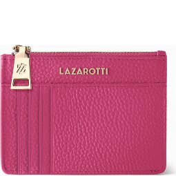 Lazarotti Bolonia Llavero de cuero Tarjetero de cuero de 11,5 cm con compartimento para etiqueta de aire  Modelo 6