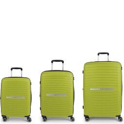 Gabol Shinyuu 4 ruedas Juego de maletas 3 piezas con pliegue de expansión  Modelo 4