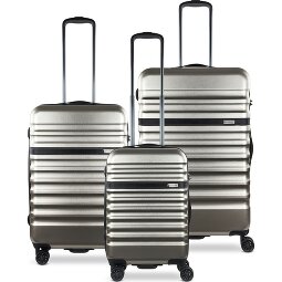bugatti Juego de maletas Corium de 4 ruedas 3 pzs.  Modelo 1