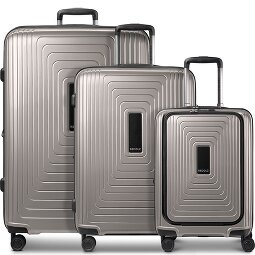 Redolz Essentials 14 4 ruedas Set de maletas 3 piezas Con fuelle expandible  Modelo 3