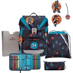 DerDieDas Juego de mochilas escolares ErgoFlex 5pcs.  Modelo 3