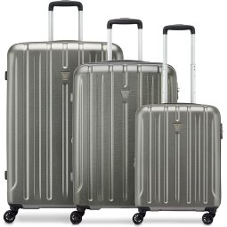 Roncato Kinetic 2.0 4 ruedas Juego de maletas 3 piezas con pliegue de expansión  Modelo 2