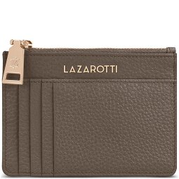 Lazarotti Estuche para llaves de piel Bolonia 11,5 cm con compartimento para etiqueta de aire  Modelo 13