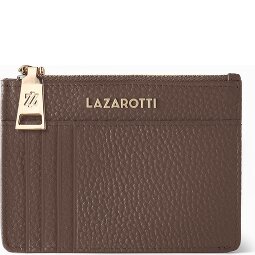 Lazarotti Bolonia Llavero de cuero Tarjetero de cuero de 11,5 cm con compartimento para etiqueta de aire  Modelo 13