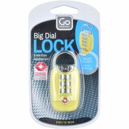 Go Travel Big Dial Lock Candado TSA para equipaje 6,5 cm  Modelo 2