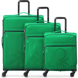 Delsey Paris x United Colors of Benetton Colour Block Juego de maletas de 4 ruedas 3 pcs.  Modelo 1