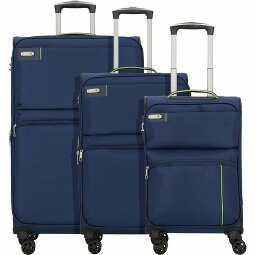 d&n Travel Line 6704 Juego de maletas de 4 ruedas 3pcs.  Modelo 1