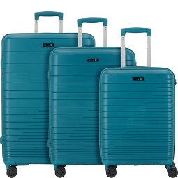 d&n Travel Line 4600 4 ruedas Juego de maletas 3 piezas  Modelo 2