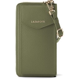 Lazarotti Bologna Cartera de piel con cremallera Funda para teléfono móvil Piel 19 cm  Modelo 5