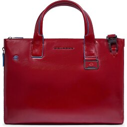 Piquadro Blue Square Bolsa de compras Piel 38 cm Compartimento para el portátil con pliegue de expansión  Modelo 5