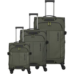 Travelite Briize 4 ruedas Juego de maletas 3 piezas con pliegue de expansión  Modelo 2