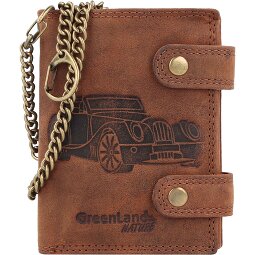 Greenland Nature Billetera Montenegro de cuero RFID 9 cm  Modelo 1
