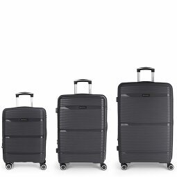 Gabol Akane 4 Roll Suitcase Set 3pcs.  Modelo 1