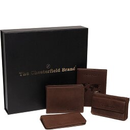 The Chesterfield Brand Set de regalo de 4 carteras de piel de 12 cm  Modelo 1