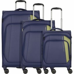 March15 Trading Seychelles 4 ruedas Juego de maletas 3 piezas con pliegue de expansión  Modelo 2