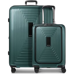 Redolz Juego de maletas Essentials 14 de 4 ruedas Compartimento para portátil de 2 piezas con pliegue extensible  Modelo 5