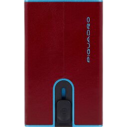 Piquadro Black Square Estuche para tarjetas de crédito Protección RFID Piel 6 cm  Modelo 2