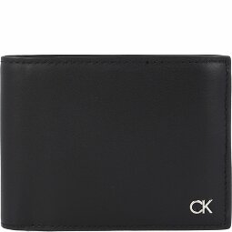 Calvin Klein Metal CK Cartera Protección RFID Piel 13 cm  Modelo 1