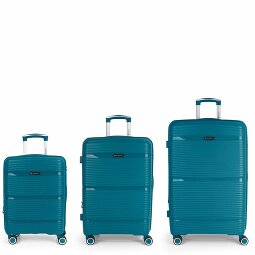 Gabol Akane 4 Roll Suitcase Set 3pcs.  Modelo 4