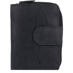 Greenburry Billetera básica de cuero RFID 9 cm  Modelo 3