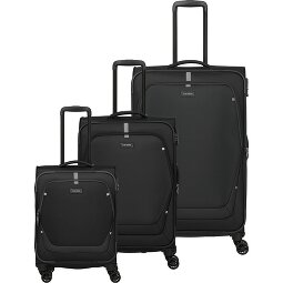 Travelite Umbria 4 ruedas Juego de maletas 3 piezas con pliegue de expansión  Modelo 1