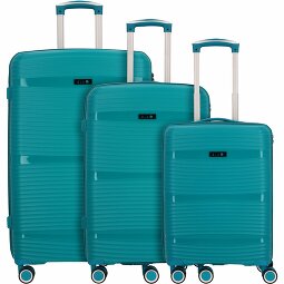 d&n Travel Line 4200 Juego de maletas de 4 ruedas 3 pzs.  Modelo 2
