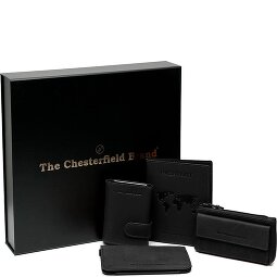 The Chesterfield Brand Estuche de regalo de 4 tarjetas de crédito de cuero de 7 cm  Modelo 3