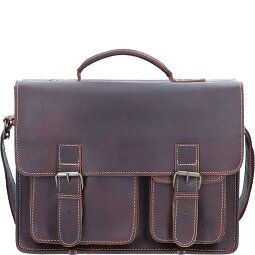 Greenburry Maletín de cuero 39 cm  Modelo 1