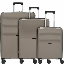 d&n Travel Line 4000 Juego de maletas de 4 ruedas 3pcs.  Modelo 4
