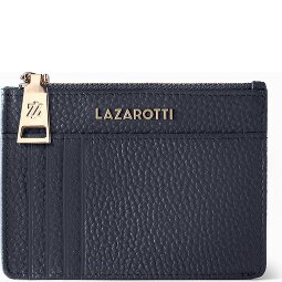 Lazarotti Bolonia Llavero de cuero Tarjetero de cuero de 11,5 cm con compartimento para etiqueta de aire  Modelo 7