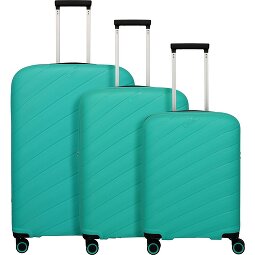 Travelite Burano 4 ruedas Juego de maletas 3 piezas con pliegue de expansión  Modelo 2